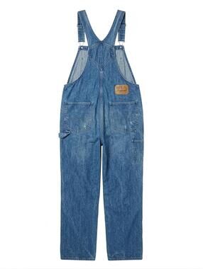Key Imperial Denim Bib Overalls W44x30 Vintage Workwear Carpenter 100% Cotton